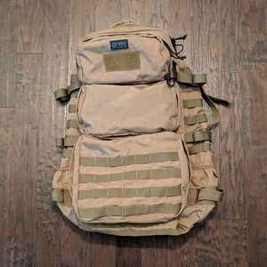 DDT AZIMUTH 72 Hour Tactical Hiking Pack Military Outdoor Backpack - Tan